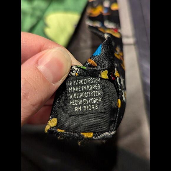 Set Of 2 Vintage Mickey Unlimited Ties/Mickey Mouse/Goofy/Disney/Silk/Polyester - Picture 3 of 4